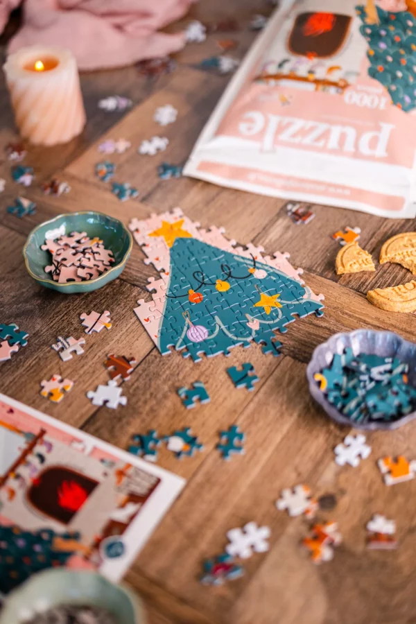 Puzzle 1000 pièces - Au coin du feu