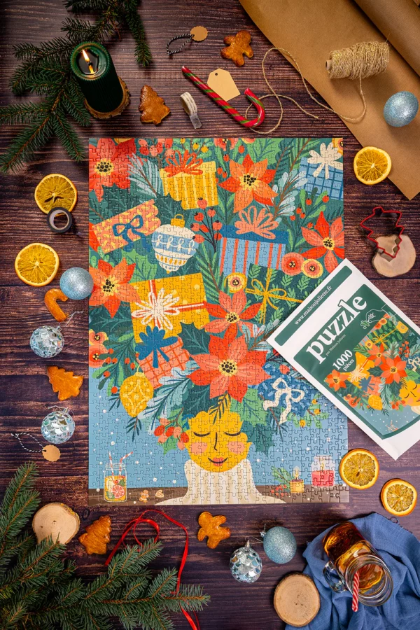 Puzzle 1000 pièces - Esprit de Noël
