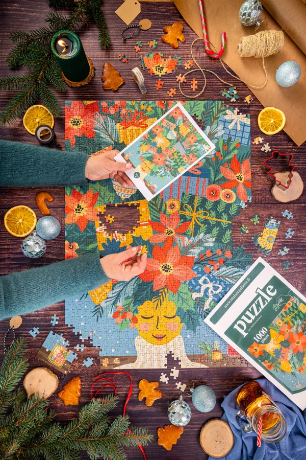 Puzzle 1000 pièces - Esprit de Noël