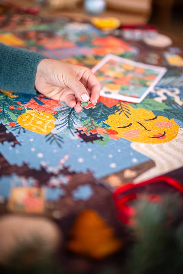 Puzzle 1000 pièces - Esprit de Noël