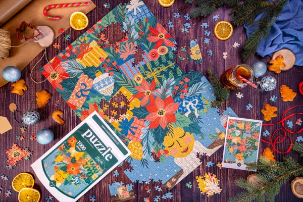 Puzzle 1000 pièces - Esprit de Noël