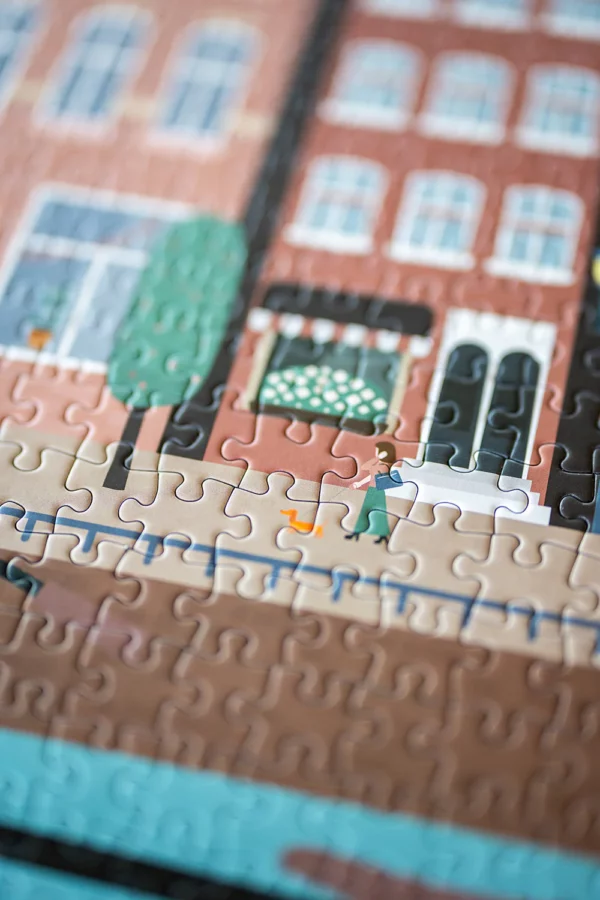 Puzzle 1000 pièces - Pédalons au fil de l'eau