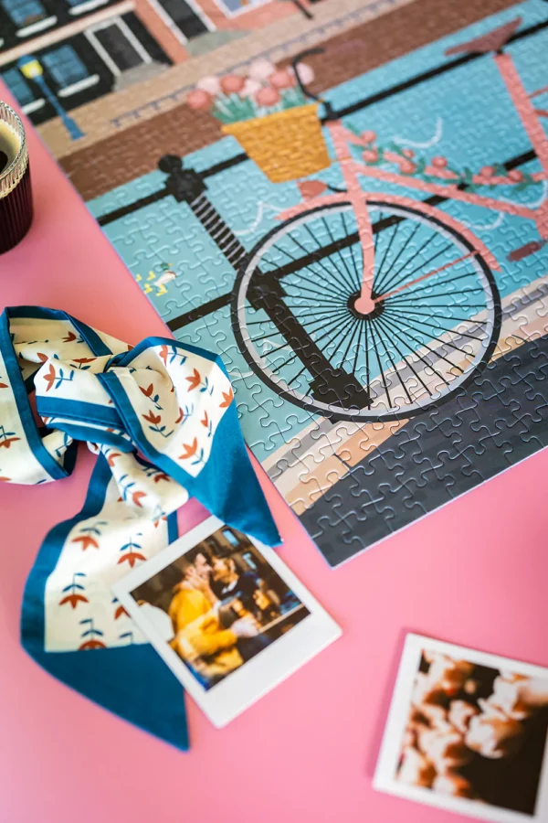 Puzzle 1000 pièces - Pédalons au fil de l'eau