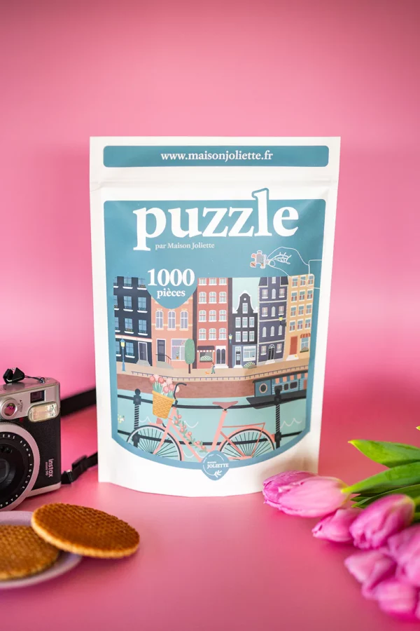 Puzzle 1000 pièces - Pédalons au fil de l'eau