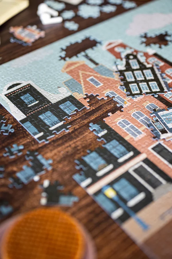 Puzzle 1000 pièces - Pédalons au fil de l'eau