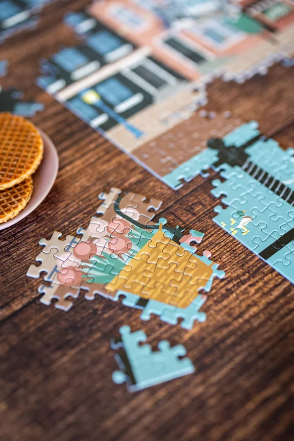 Puzzle 1000 pièces - Pédalons au fil de l'eau