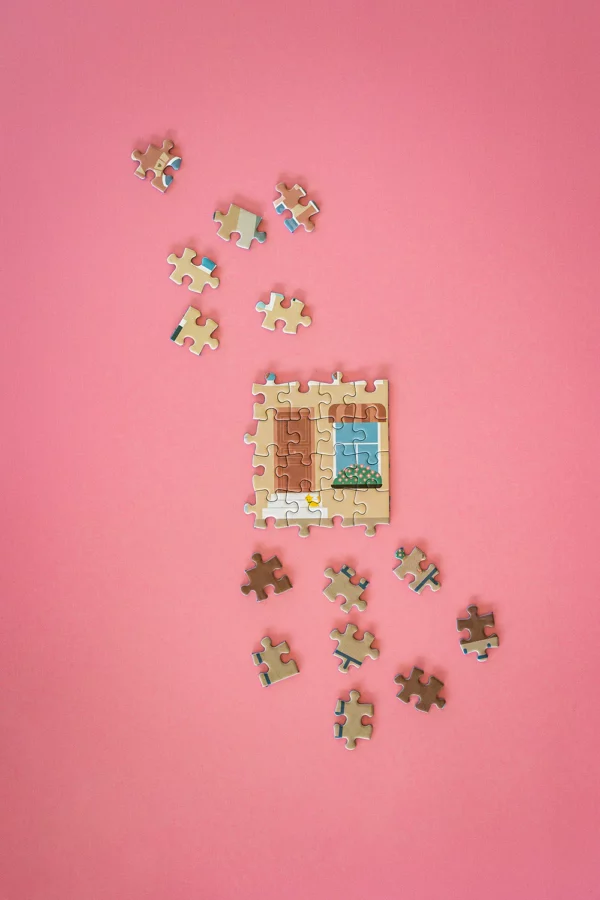 Puzzle 1000 pièces - Pédalons au fil de l'eau