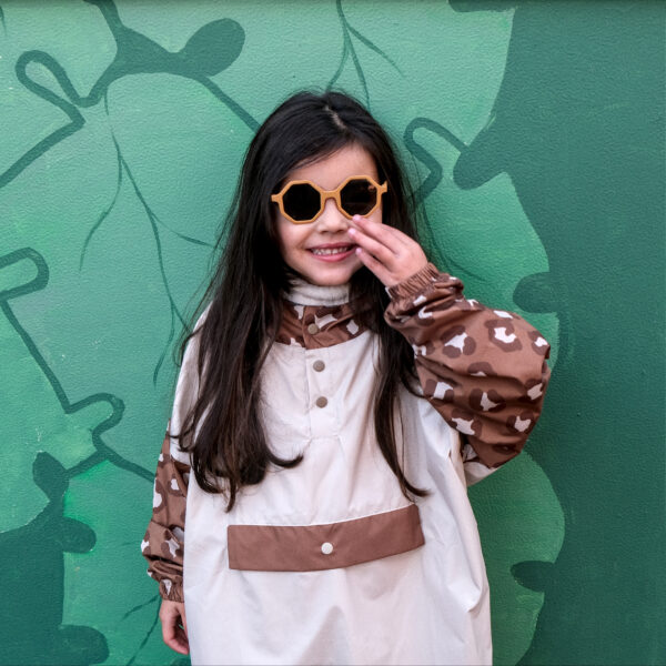 Poncho de pluie long - Léopard