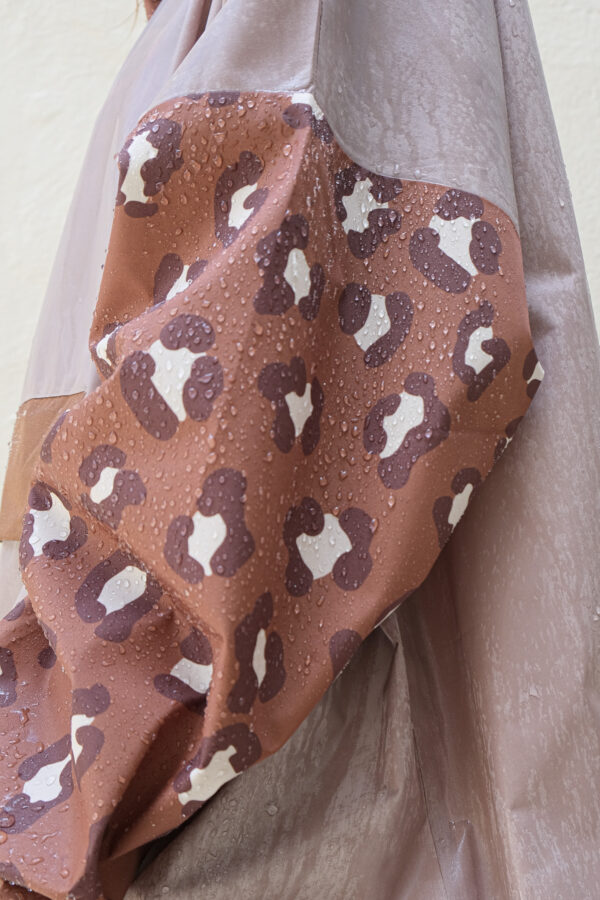 Poncho de pluie long - Léopard