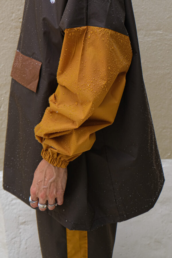 Poncho de pluie court - Kaki