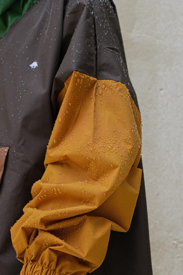 Poncho de pluie court - Kaki