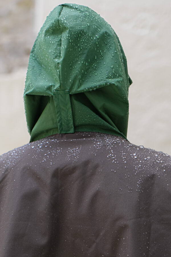 Poncho de pluie court - Kaki