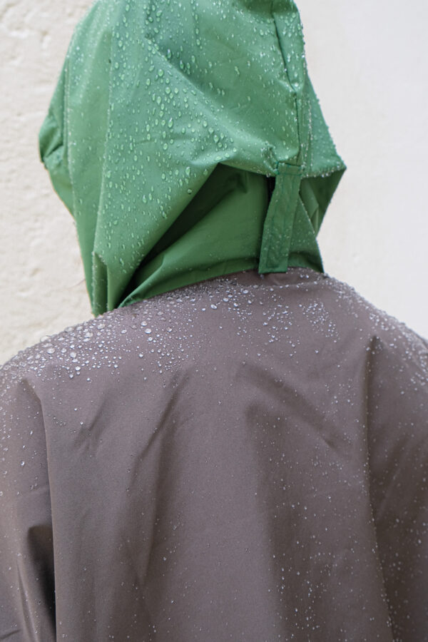 Poncho de pluie court - Kaki