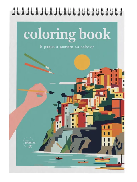 Carnet de coloriage - Voyage voyage