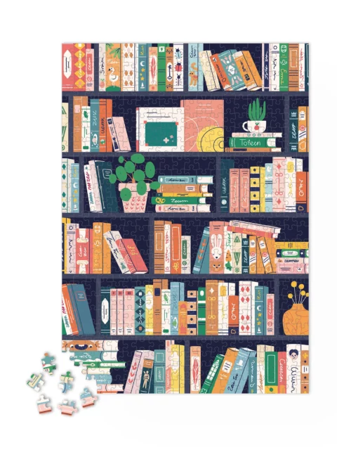 Puzzle1000pieces-BookLovers-Montage3dpuzzle Puzzle 1000 pièces - Book lovers