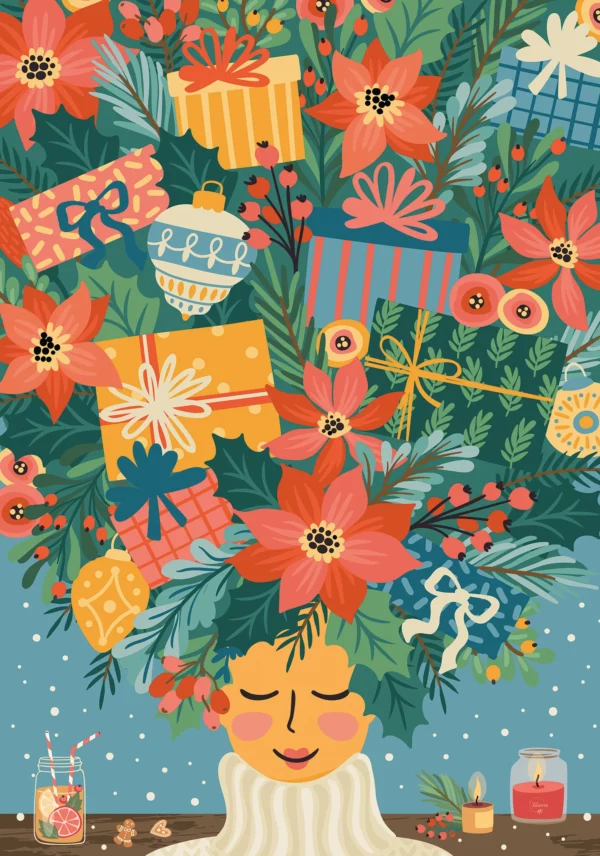 Puzzle 1000 pièces - Esprit de Noël