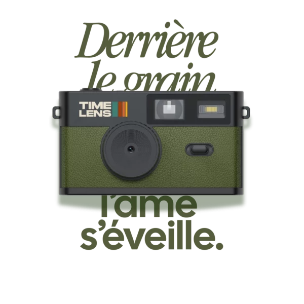 Appareil photos numérique vintage - Timelens kaki