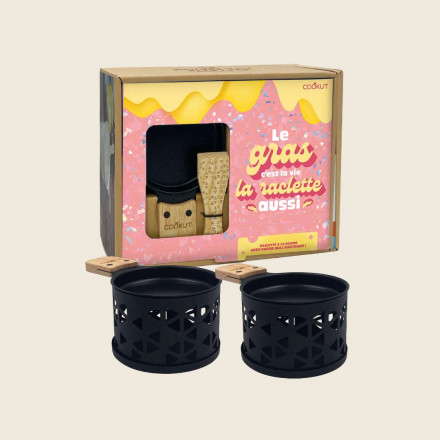 Coffret raclette à la bougie - Le gras c'est la vie