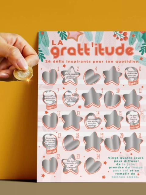 Calendrier de l'Avent à gratter - En solo