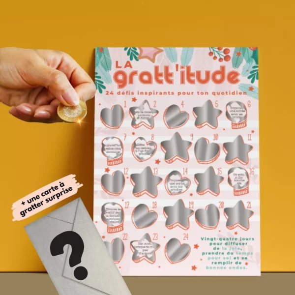 Calendrier de l'Avent à gratter - En solo