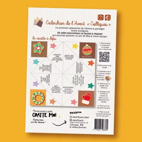 Calendrier de l'Avent à gratter - Entre collègues