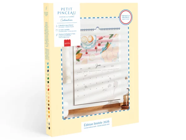 Calendrier 2026 à peindre - Peinture au numéro