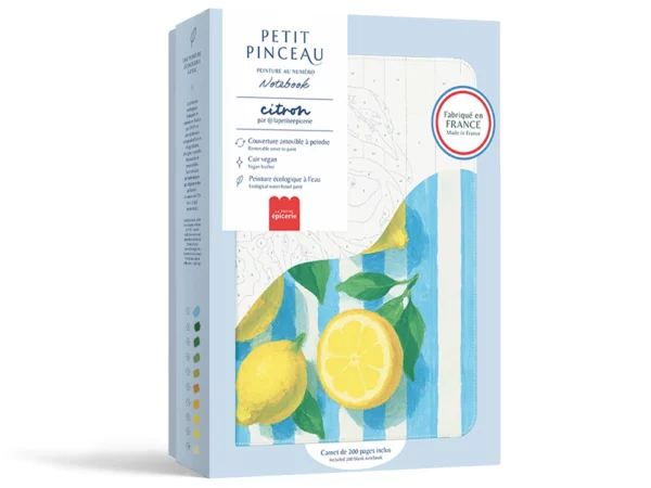 Carnet à peindre au numéro - Citrons