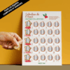 Calendrier de l'Avent à gratter - Entre collègues