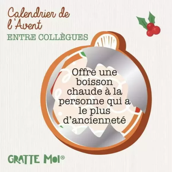 Calendrier de l'Avent à gratter - Entre collègues