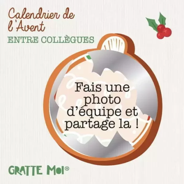 Calendrier de l'Avent à gratter - Entre collègues