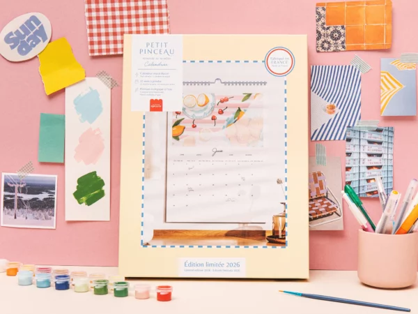 Calendrier 2026 à peindre - Peinture au numéro