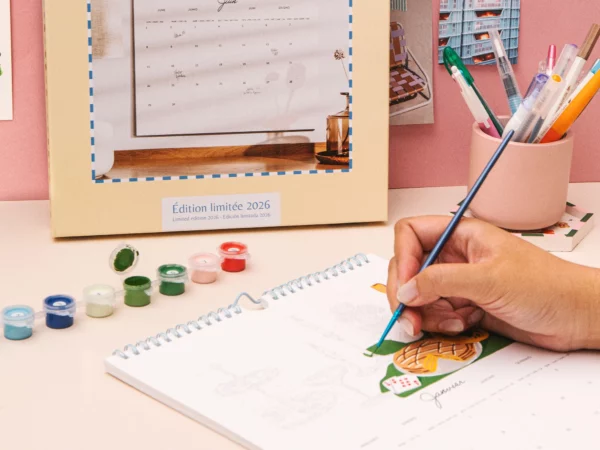 Calendrier 2026 à peindre - Peinture au numéro