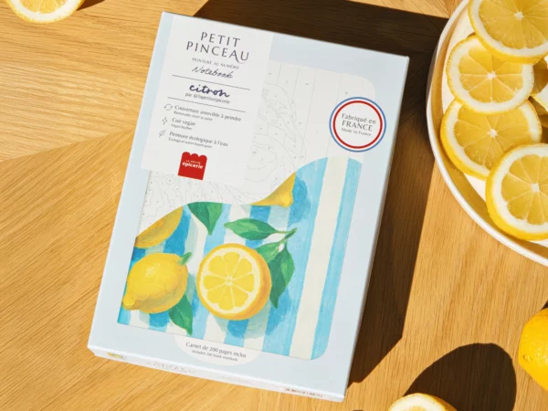 Carnet à peindre au numéro - Citrons