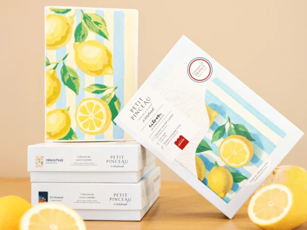 Carnet à peindre au numéro - Citrons