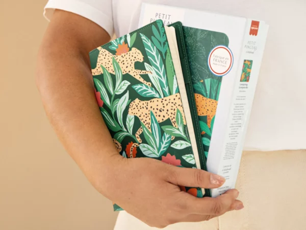 Carnet à peindre au numéro - Leaping leopards