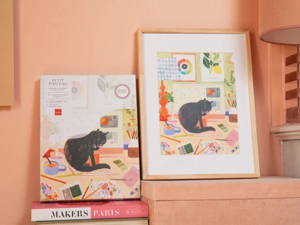 Peinture au numéro - La pause du chat