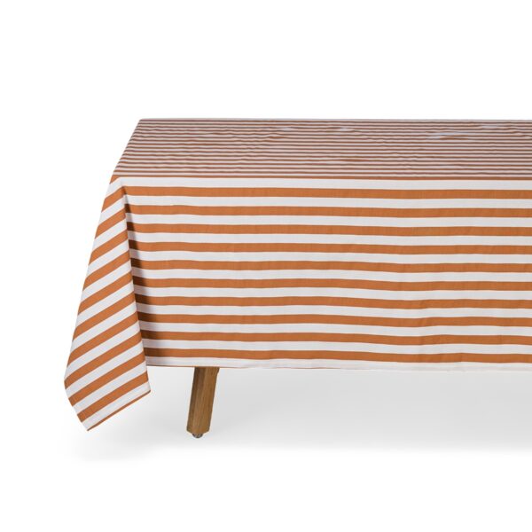 nappe-zoe-rayure-cerise Nappe Zoé - Rayures Pécan