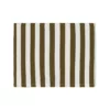Nappe Zoé - Rayures Olive