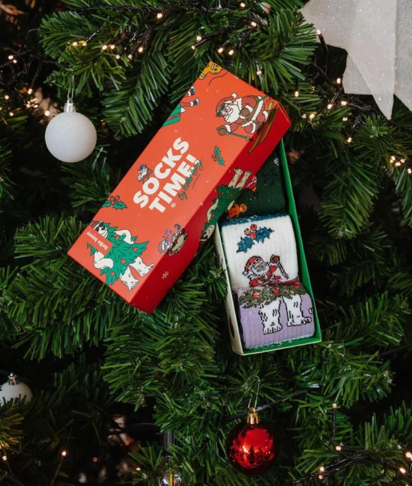 14102025-HH-0001 Coffret de chaussettes pour enfants - Noël
