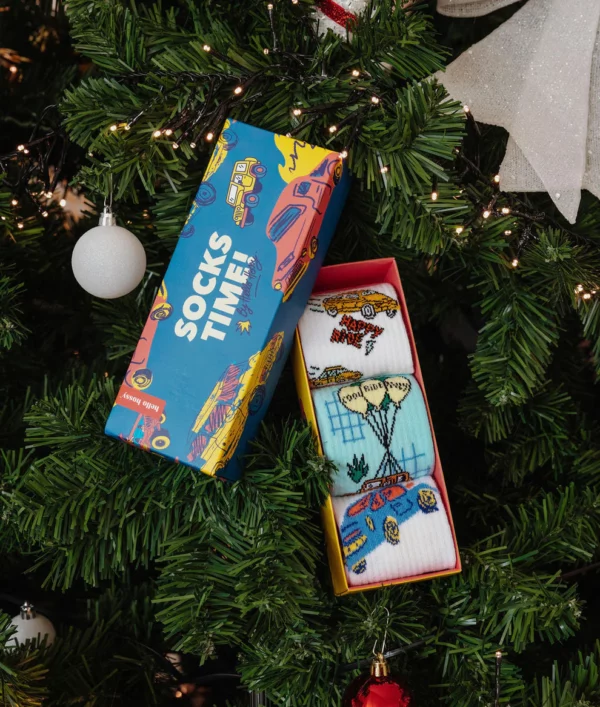 14102025-HH-0002 Coffret de chaussettes pour enfants - Cars