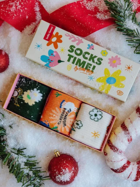 Coffret de chaussettes pour enfants - Wildflowers