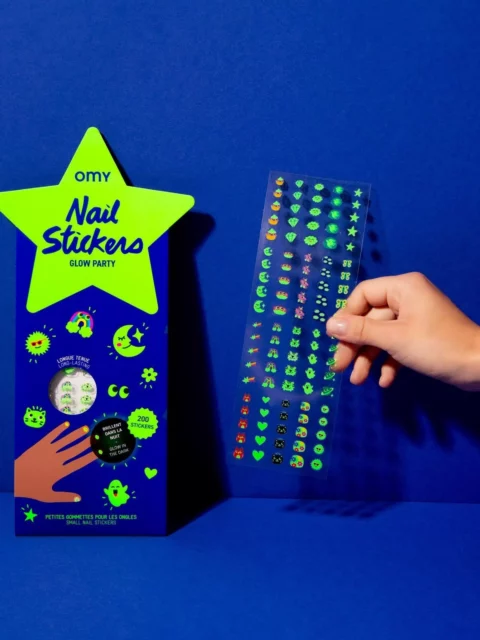 Stickers pour ongles - Glow party