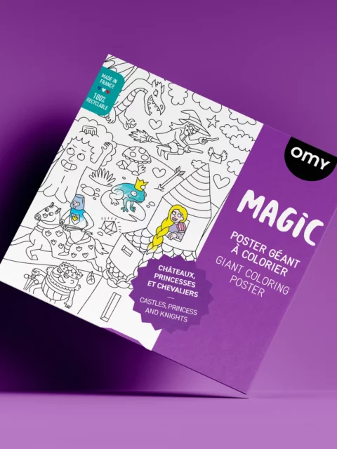 Poster géant à colorier - Magic