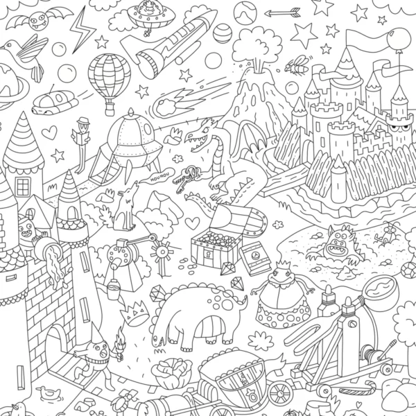 Poster géant à colorier - Magic