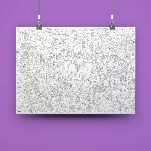 Poster géant à colorier - Magic