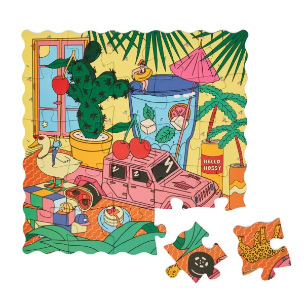 Puzzle pour enfants - Cherry safari