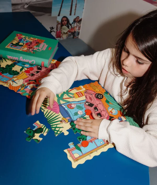 Puzzle pour enfants - Cherry safari