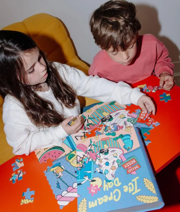 Puzzle pour enfants - Ice cream day