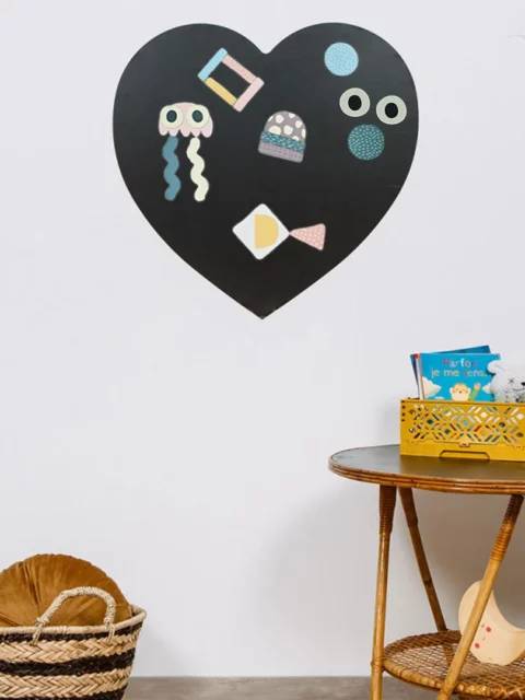 Tableau magnétique coeur - 60 x 60 cm