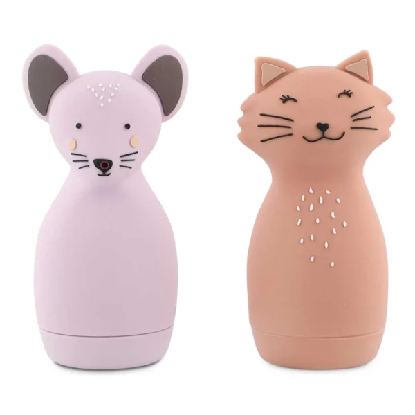 Jouets de bain aspergeurs - Mrs Cat & Mrs Mouse